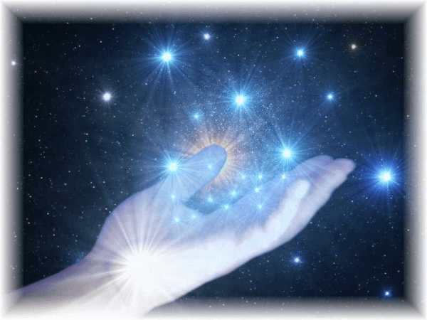 estellas en las manos