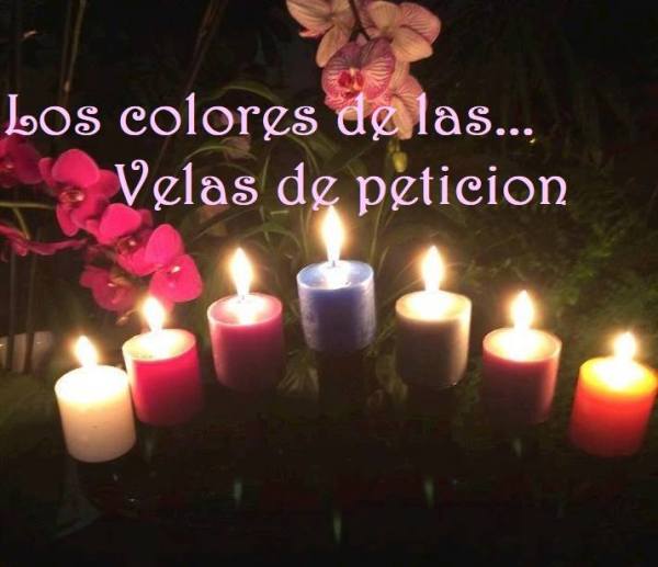 Colores de las Velas de Petición